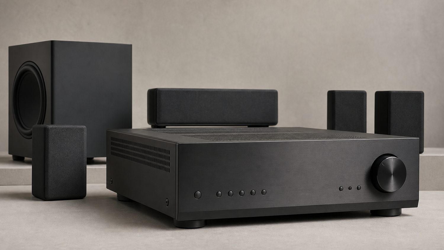 Illustration for av receiver for bose acoustimass 10