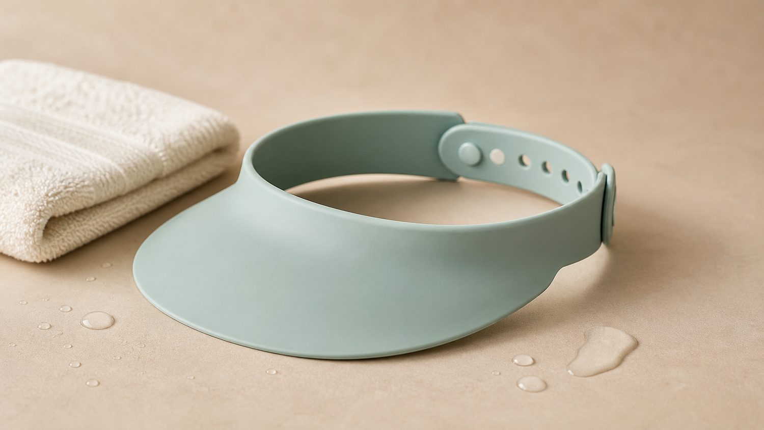 Illustration for bath visor for toddler