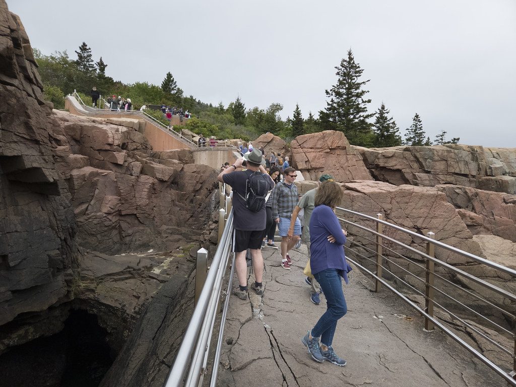 Acadia National Park Mount Desert Island Maine - Thunderhole (cell phone)
