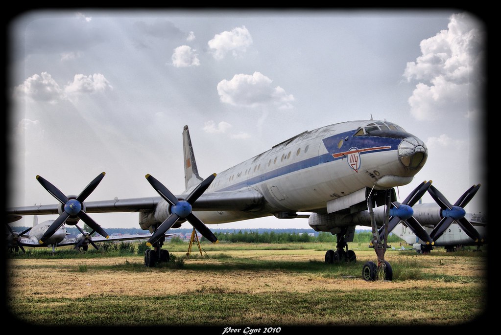 Long Range Soviet Airliner Tu-114