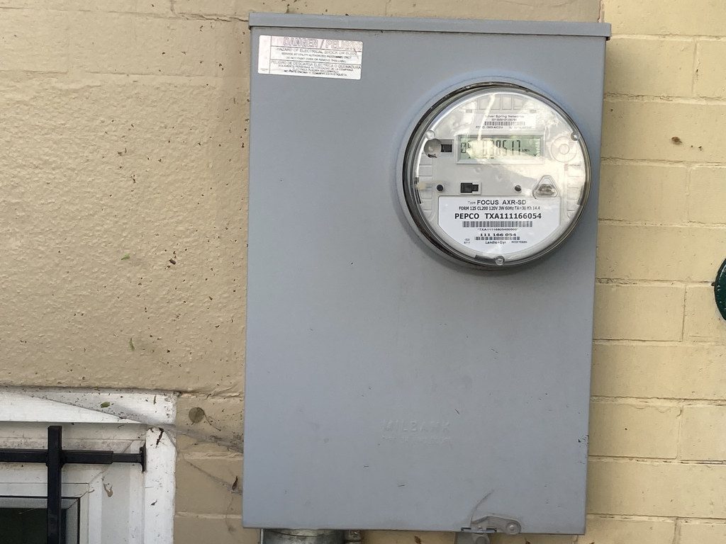 Outdoor Utility Meter Protected Box