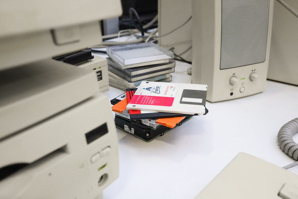 America Online and assorted Mac storage 1