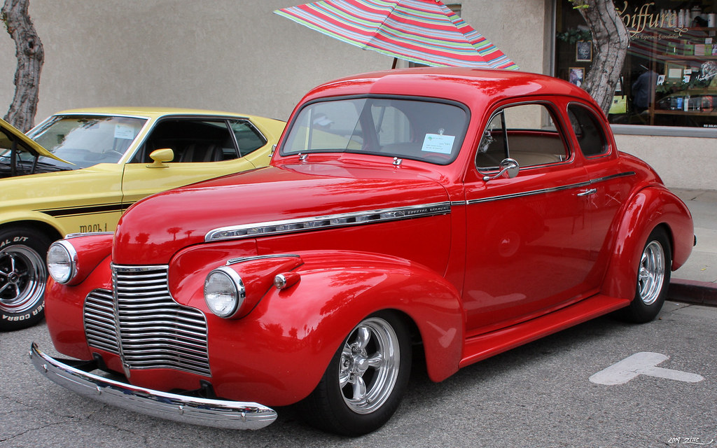 1940 Chevrolet Special Deluxe - mod - red - 2