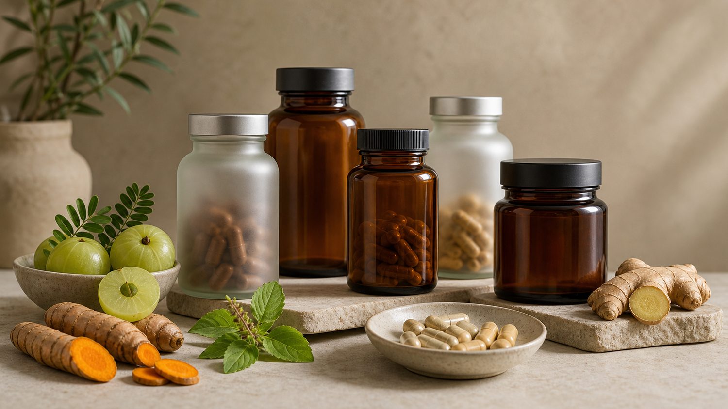 Illustration for immunity booster supplements in india