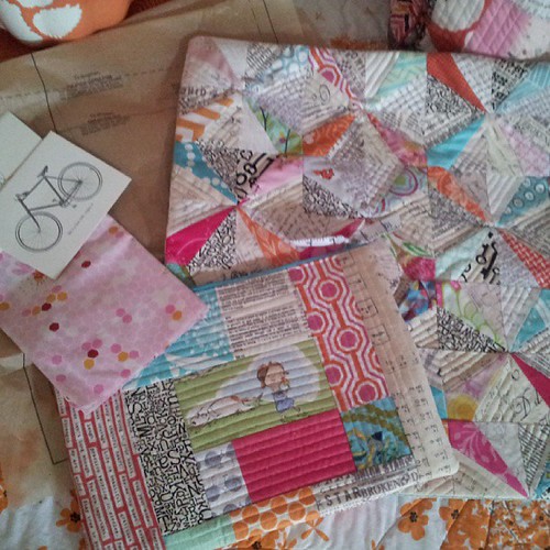 Received the most amazing package today from @cce181 Crystal! I ADORE my new iPad sleeve and pillow cover! Text, AMH, orange, and pink.... All my favorites! I can't thank you enough!