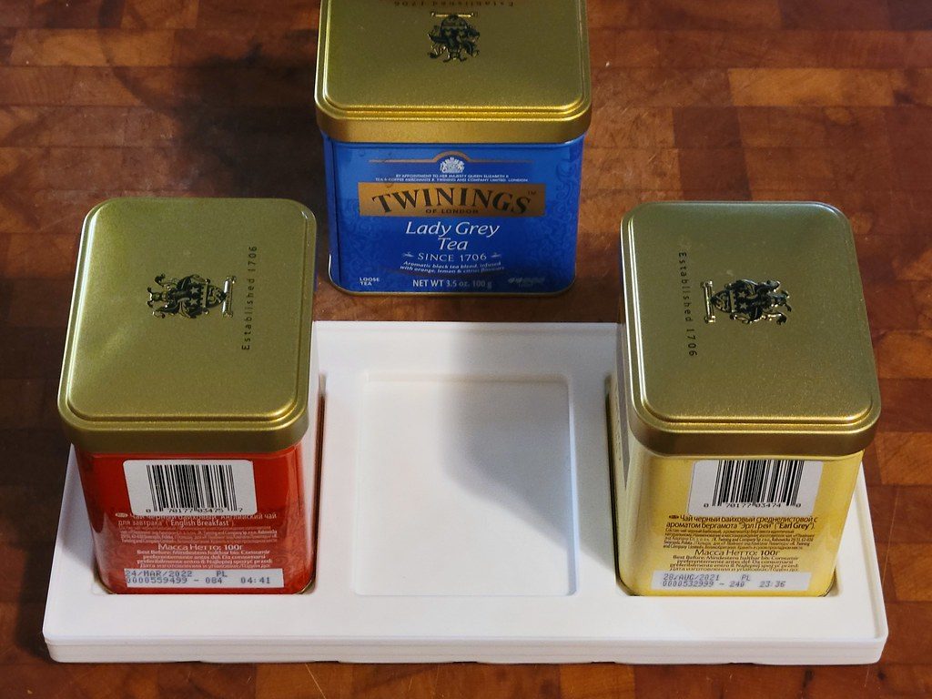 Loose Leaf Tea Tin Tray