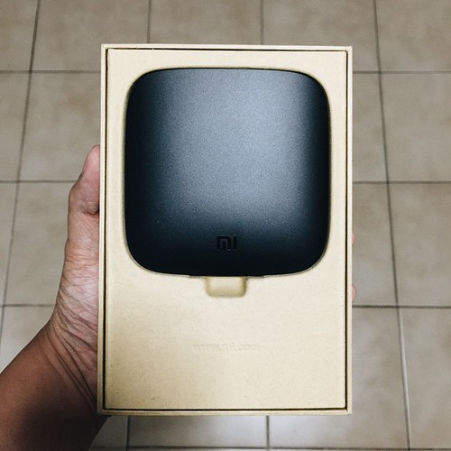 My new toy for my TV, the Xiaomi TV Box. Incredibly thin and light, the Android OS 4.2 is not laggy at all and displays well on 1080p. An OTG cable and microSD card comes in handy for extra storage and playing videos, photographs and music. #xiaomi #andro