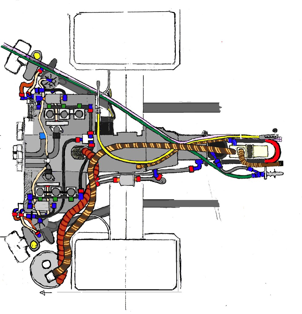 A far better 911 GT1 water cooled turbo drawing