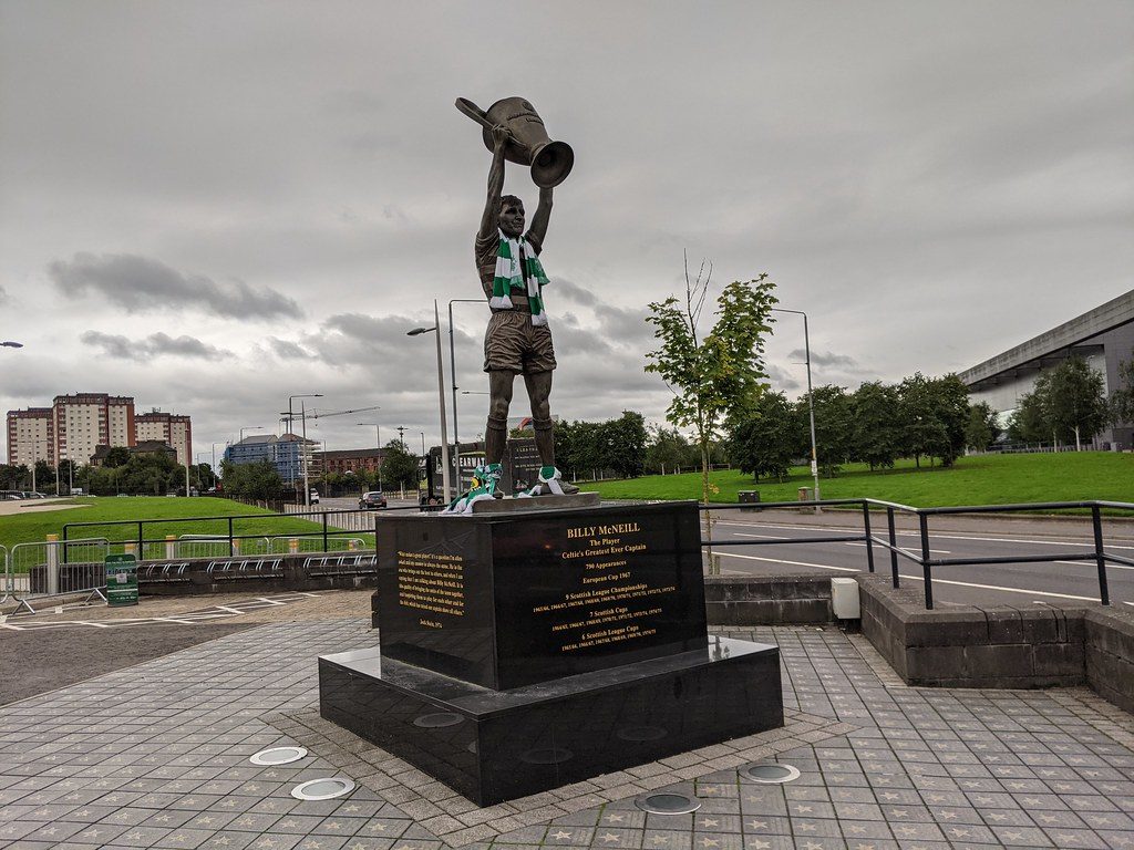 Outside Celtic Park