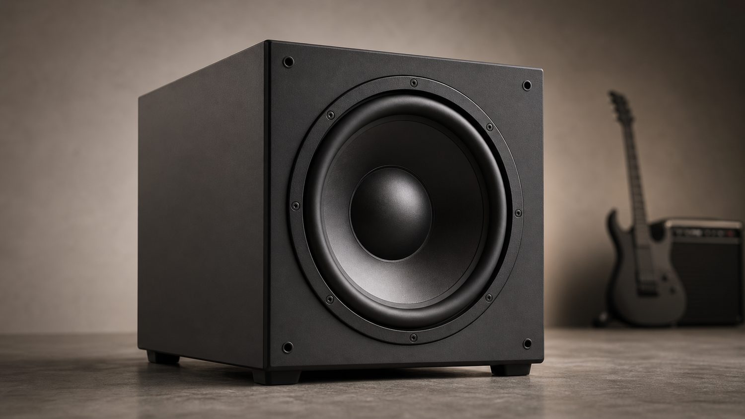 Illustration for subwoofer for metal music