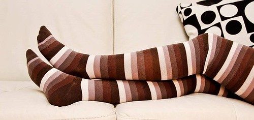 Thigh High Toe Socks