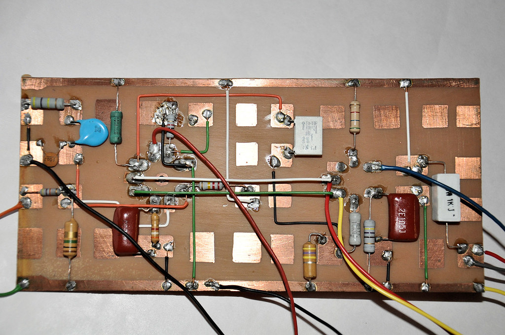 6AS5 and 6N2P vacuum tube base guitar amplifier