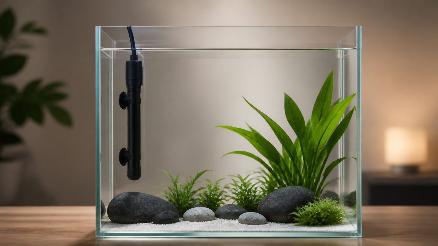 Illustration for 20 gallon aquarium heater