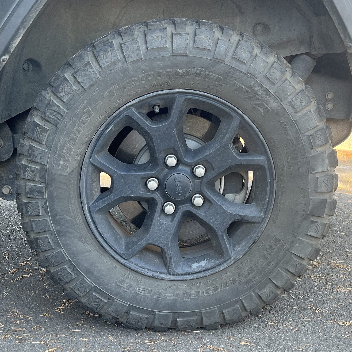 Jeep Wheel with BFGoodrich Mud-Terrain TA Tire