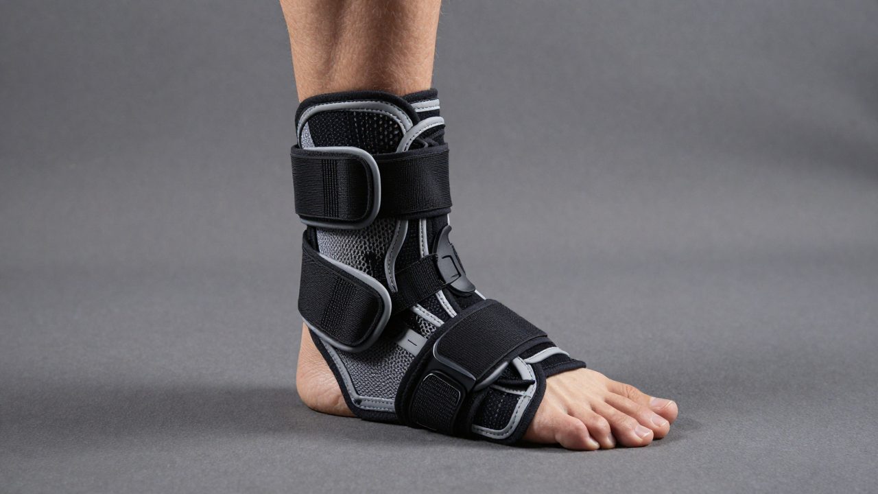 Illustration for ankle support for rugby