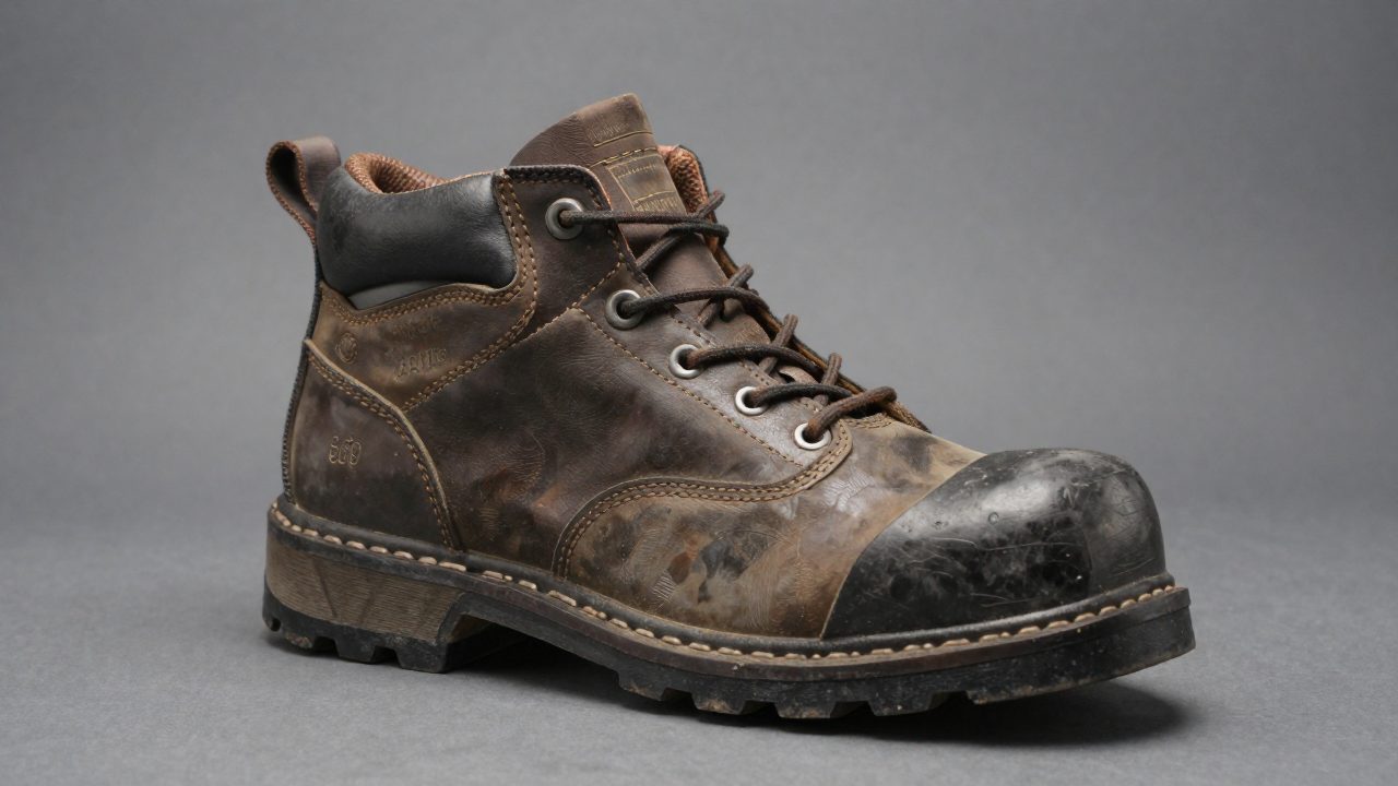 Illustration for arch support steel toe shoes
