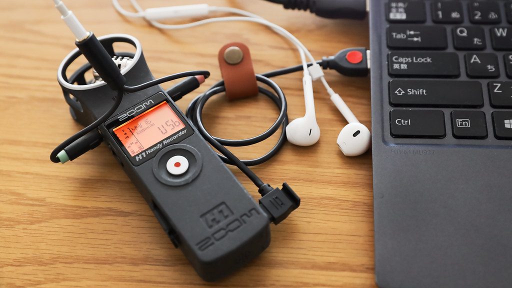 ZOOM H1 Audio Interface Mode (Work from home).