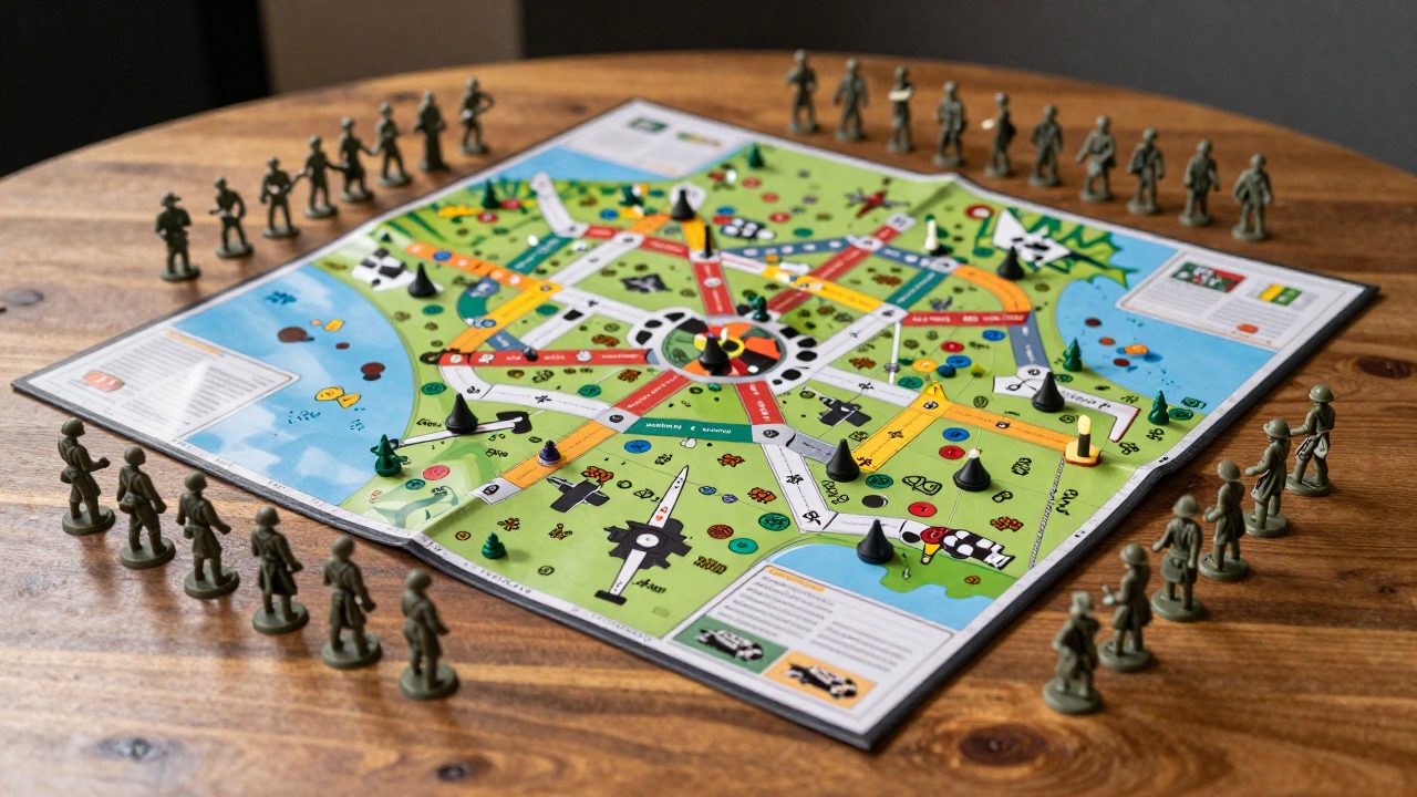 Illustration for axis and allies board game version