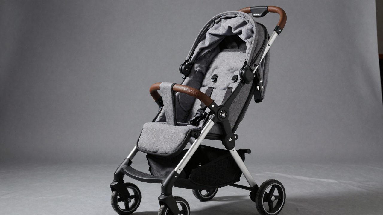 Illustration for baby strollers in india