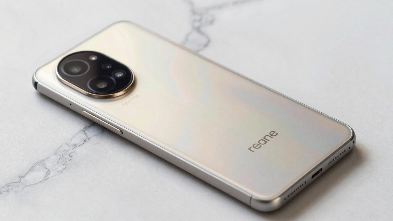 Illustration for back cover for realme xt