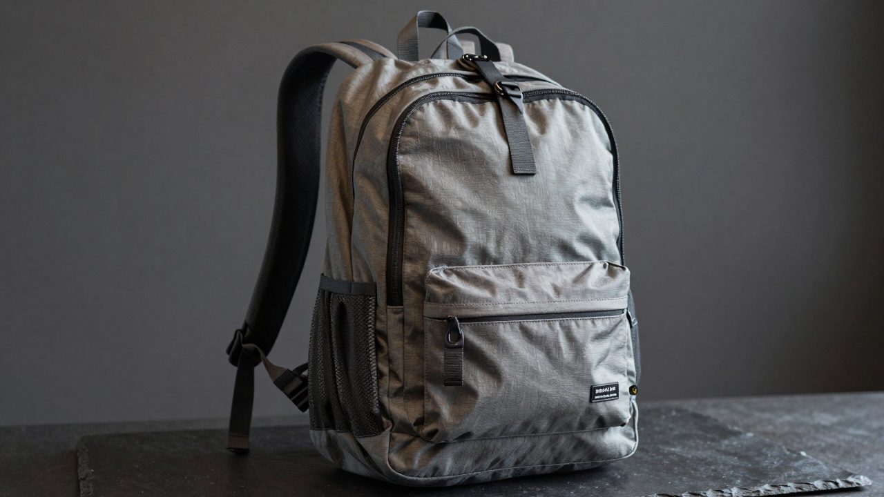 Illustration for backpack for older person