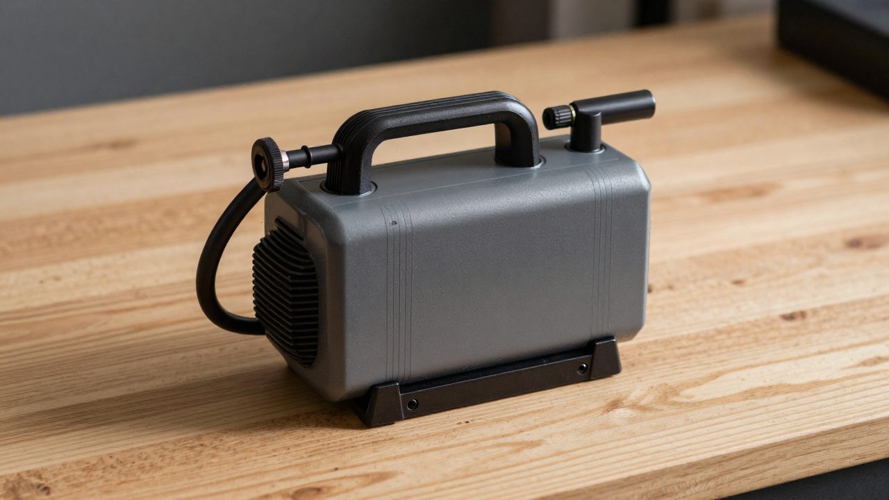 Illustration for battery air mattress pump