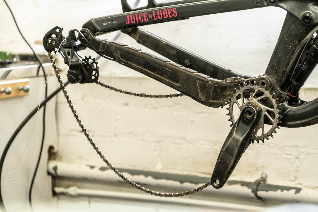 Dismantled Bike Frame and Chain - Bike Repairs