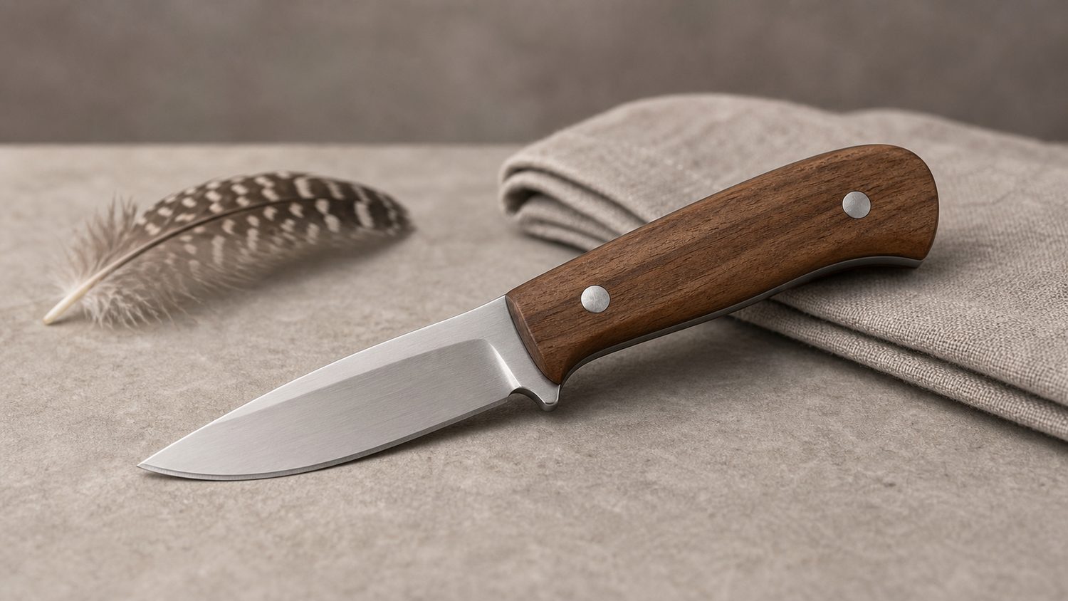 Illustration for bird and trout knife