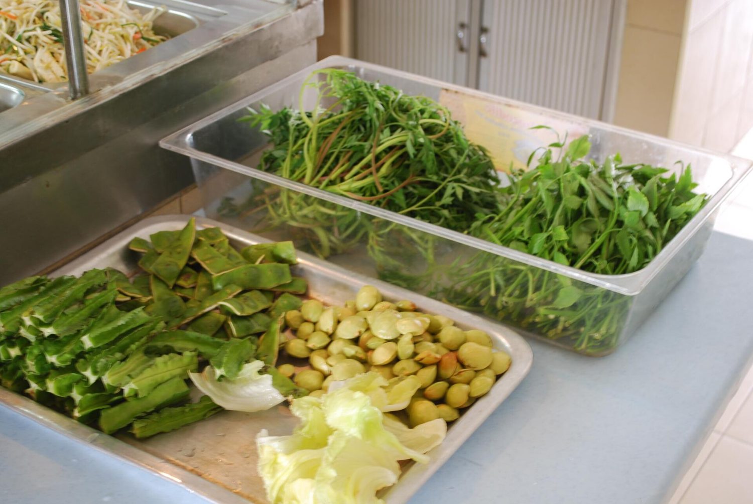 Raw vegetables for ulam - West-bound Temerloh Rest Stop