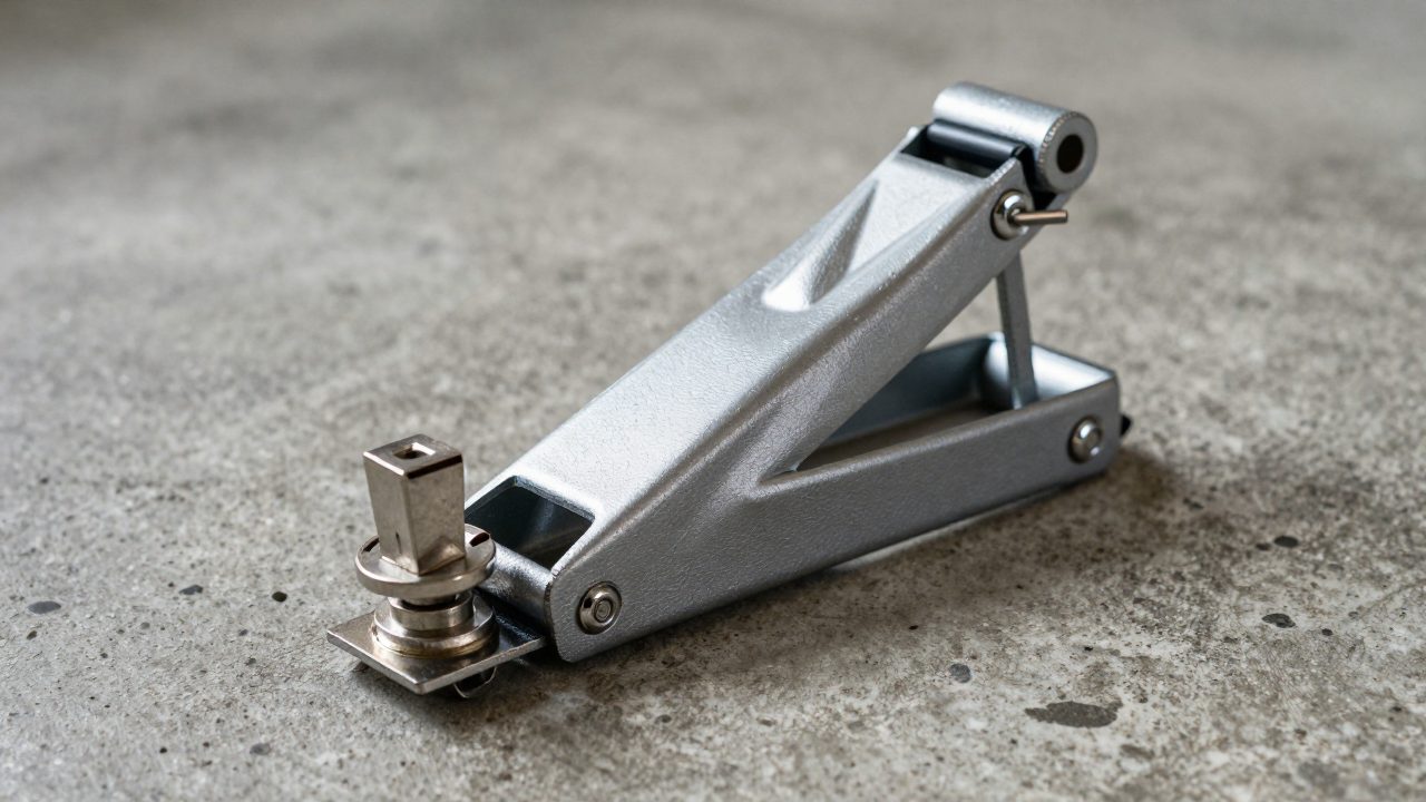 Illustration for boat trailer tongue jack