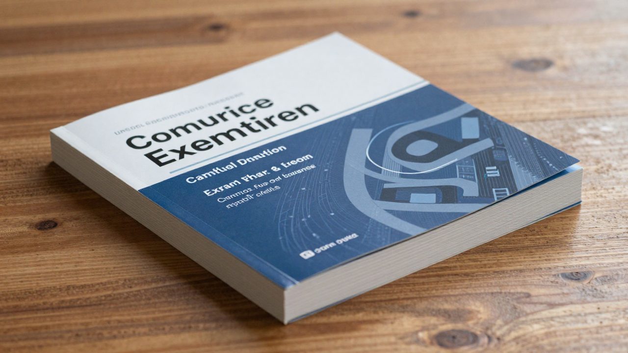 Illustration for book for net exam commerce