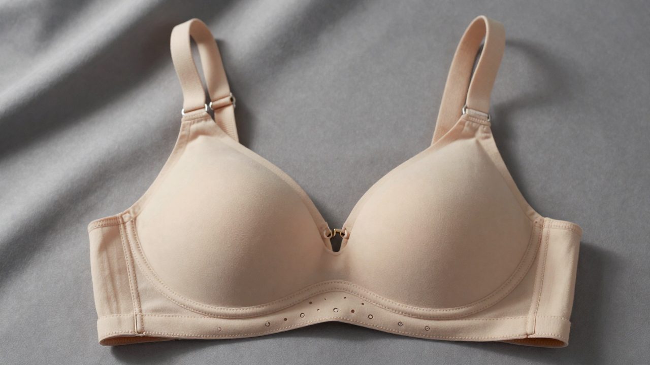 Illustration for bra for sunken chest