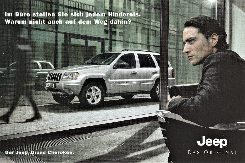 2002 Jeep Grand Cherokee (German Postcard)