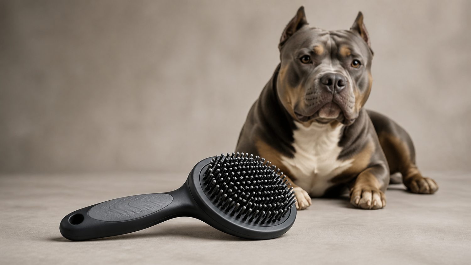 Illustration for brush for american bully