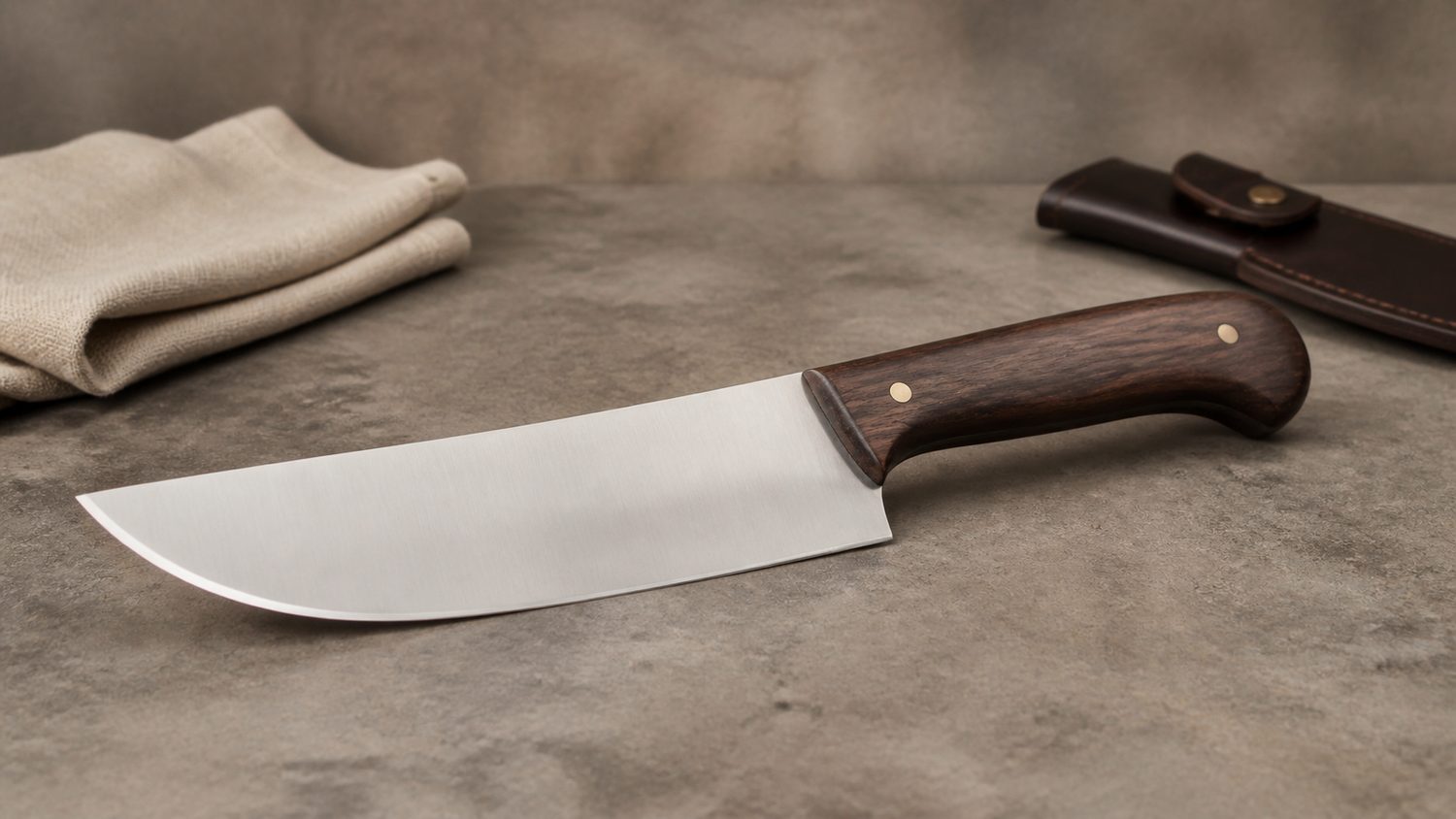 Illustration for butcher knife for deer