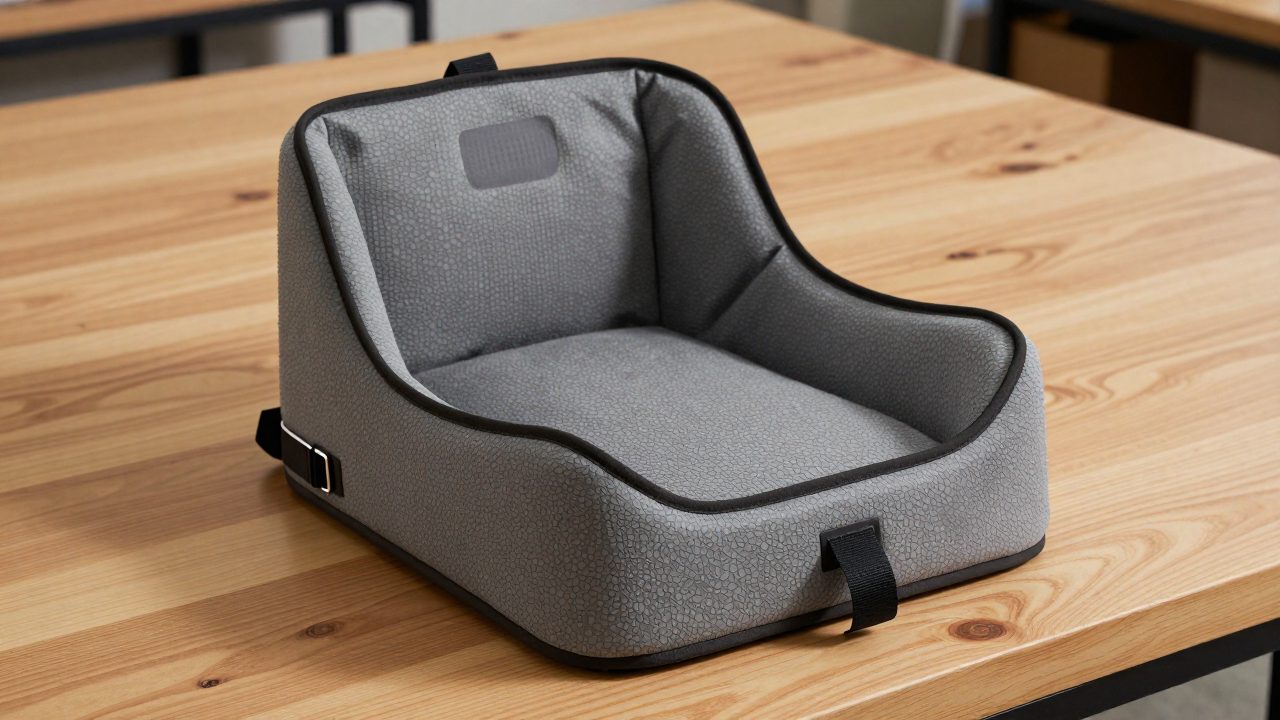 Illustration for car seat for cockapoo
