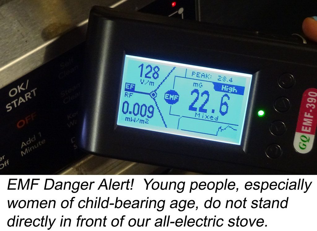 127 Electric Stove Warning