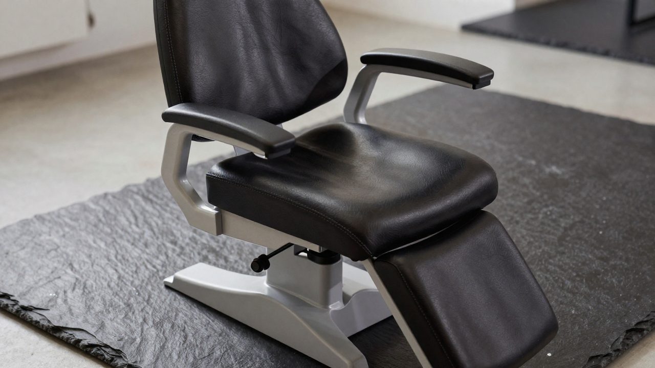 Illustration for chair for eyelash technician