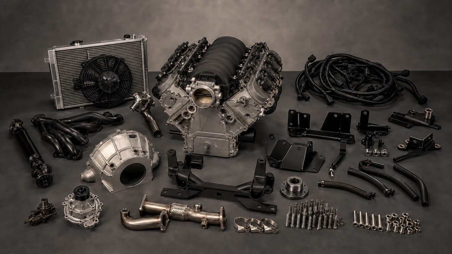 Illustration for chevy 63 swap kit