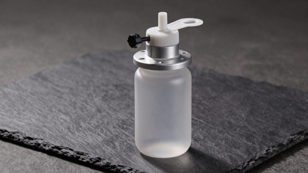 Illustration for counter pressure bottle filler