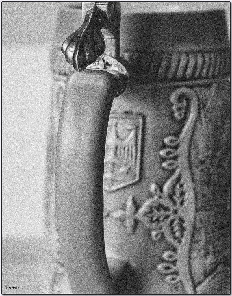 Beer Mug Close up with added grain.