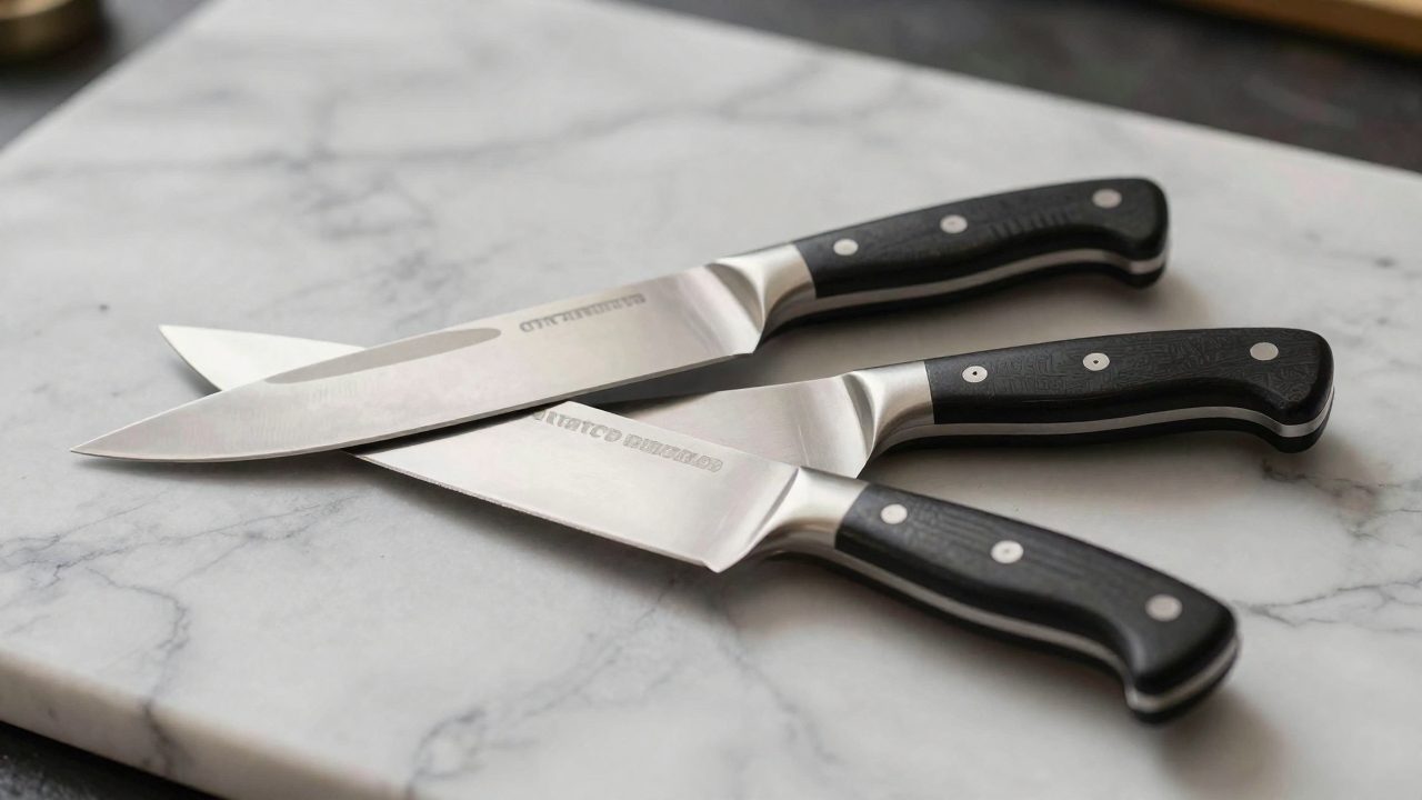 Illustration for dishwasher safe knife set