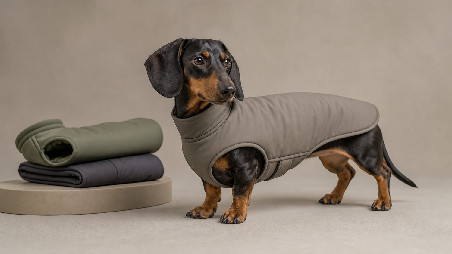 Illustration for dog coats for dachshunds