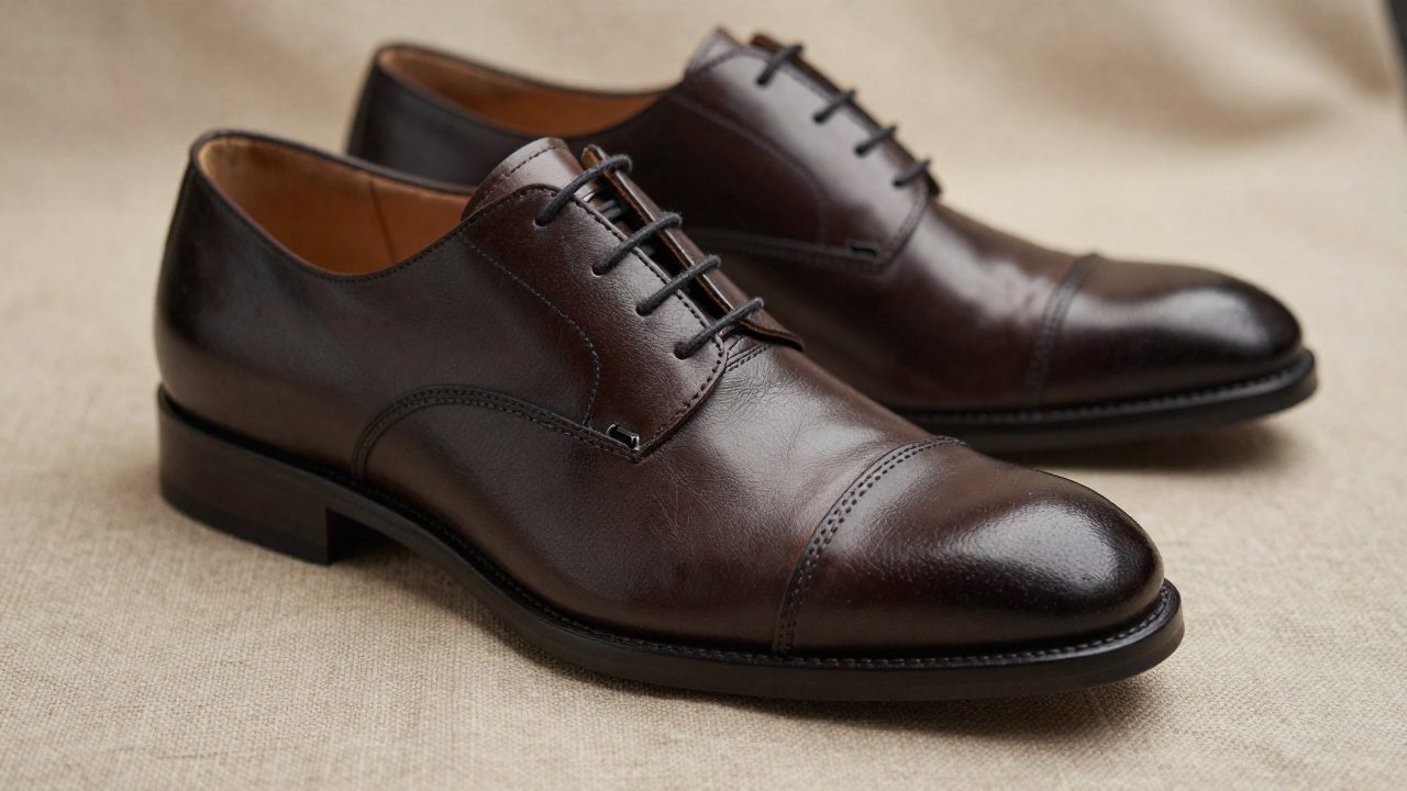 Illustration for dress shoes for cankles