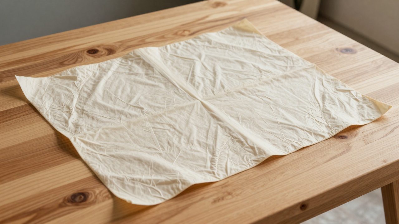 Illustration for dry sheet for baby