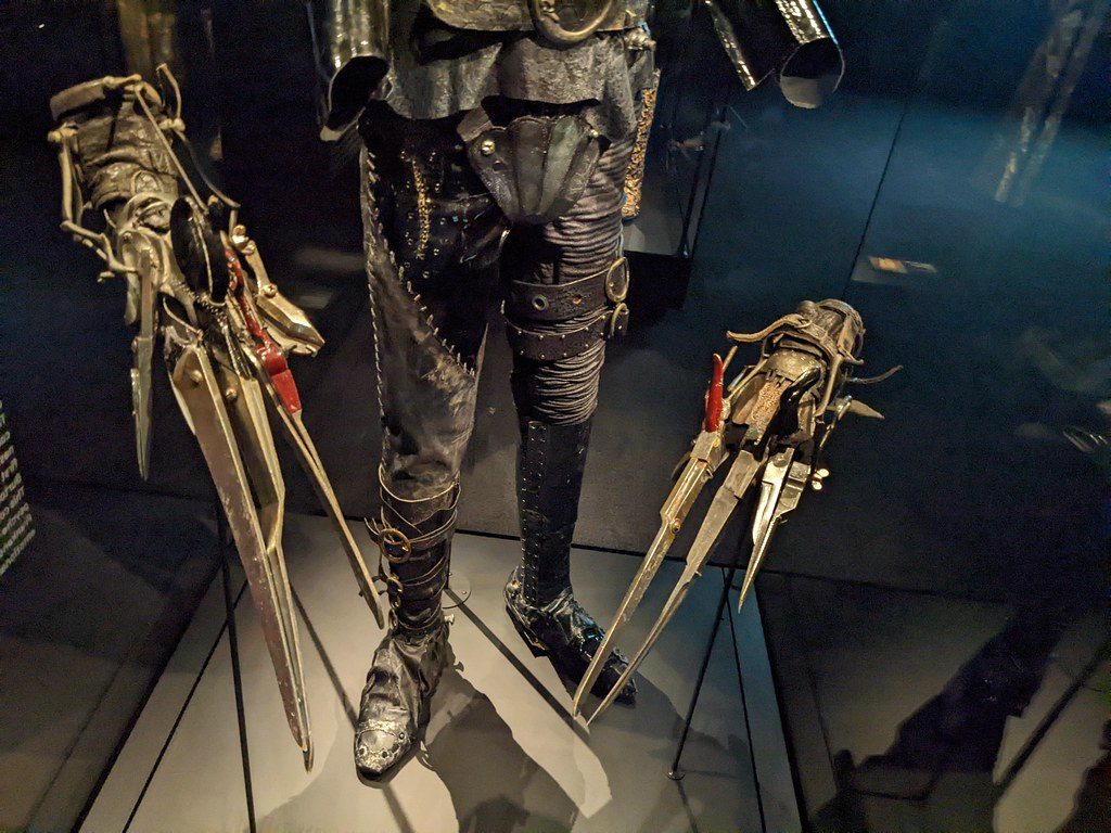 Edward Scissorhands costume, Academy Museum, Hollywood, Los Angeles, California, USA