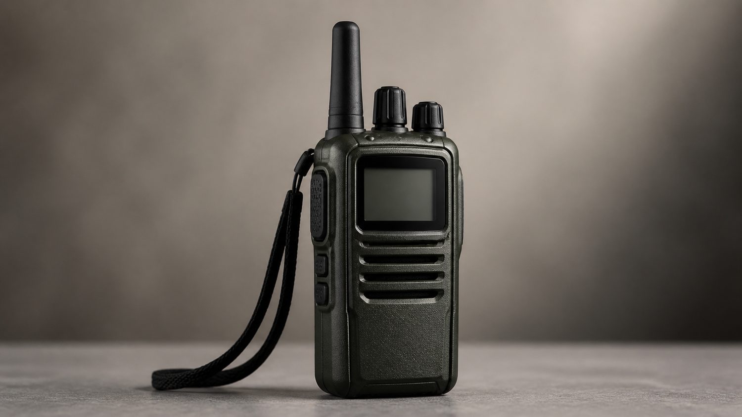 Illustration for emergency radio walkie talkie