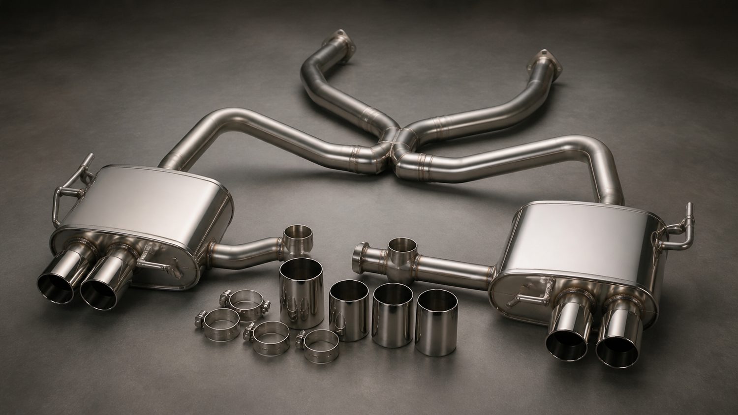 Illustration for exhaust for c43 amg