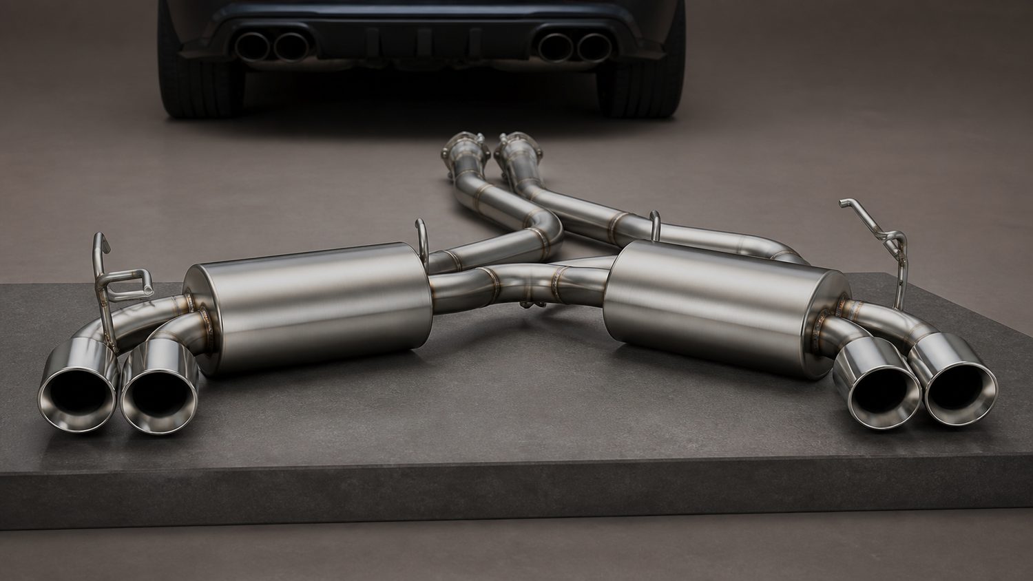 Illustration for exhaust for v6 camaro