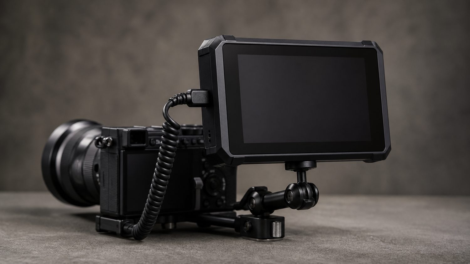 Illustration for external recorder for a7sii